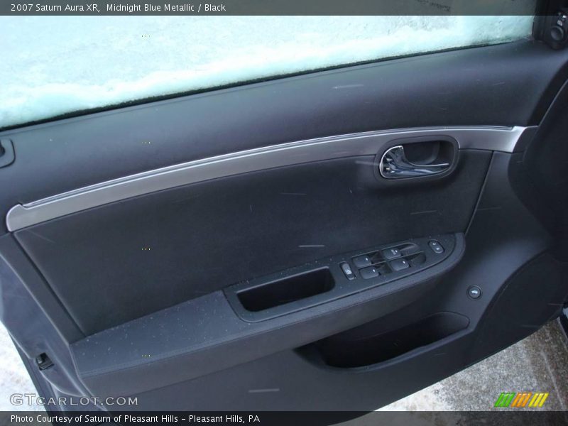 Midnight Blue Metallic / Black 2007 Saturn Aura XR