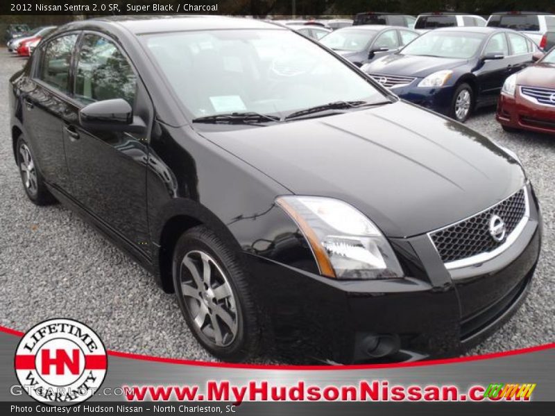 Super Black / Charcoal 2012 Nissan Sentra 2.0 SR