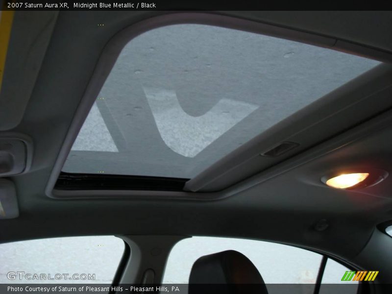 Midnight Blue Metallic / Black 2007 Saturn Aura XR
