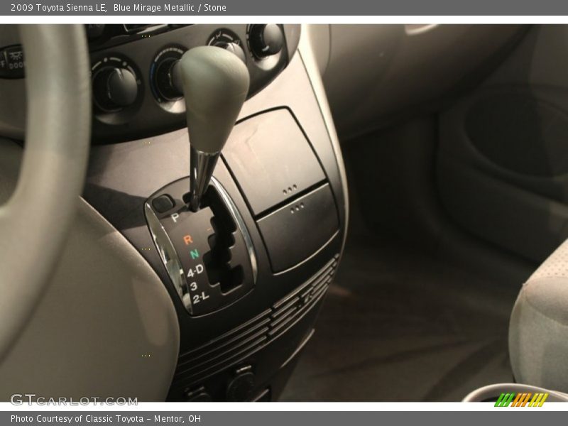 Blue Mirage Metallic / Stone 2009 Toyota Sienna LE