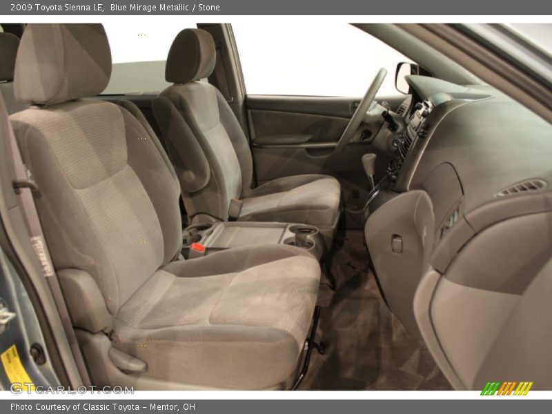 Blue Mirage Metallic / Stone 2009 Toyota Sienna LE