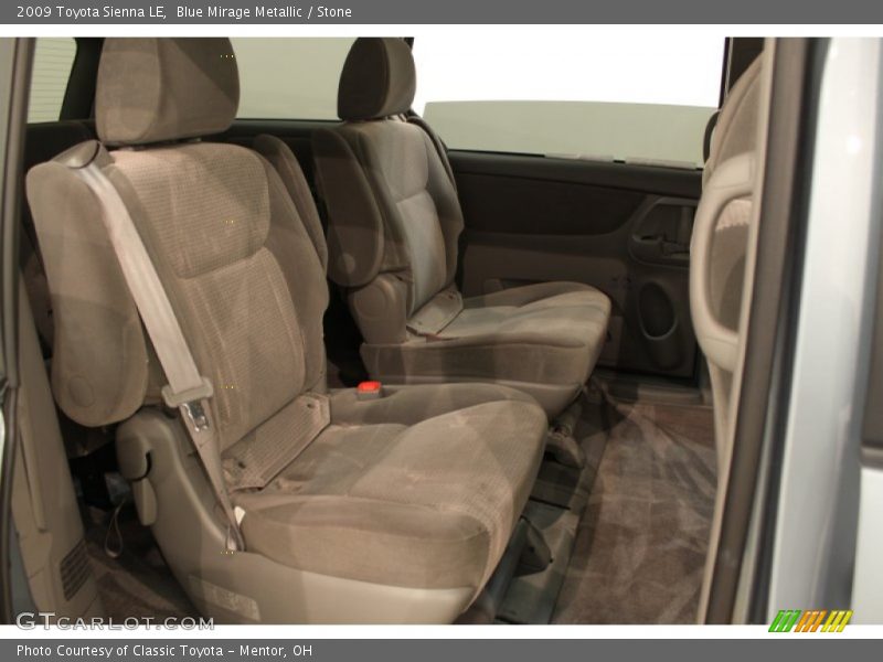 Blue Mirage Metallic / Stone 2009 Toyota Sienna LE