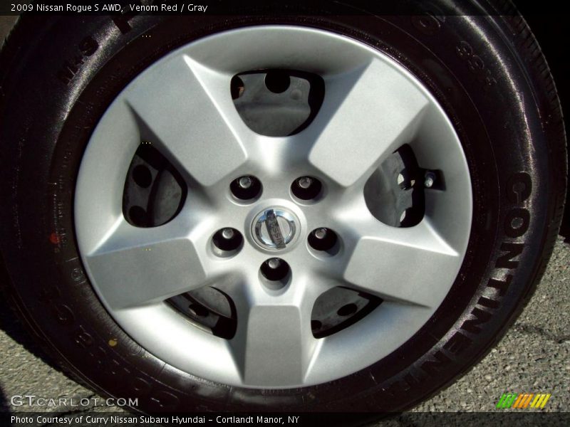 Venom Red / Gray 2009 Nissan Rogue S AWD