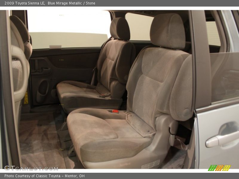 Blue Mirage Metallic / Stone 2009 Toyota Sienna LE