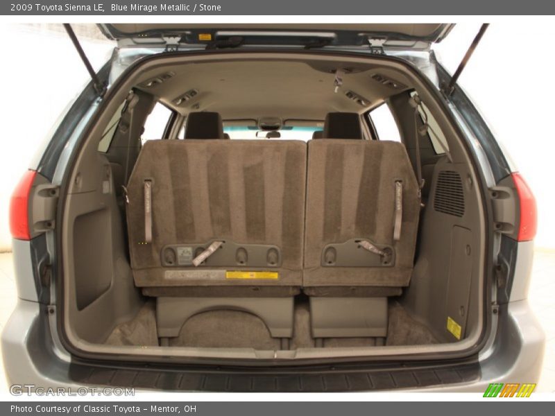 Blue Mirage Metallic / Stone 2009 Toyota Sienna LE
