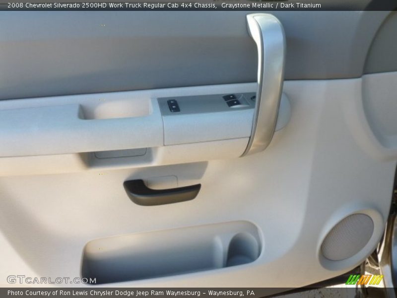 Graystone Metallic / Dark Titanium 2008 Chevrolet Silverado 2500HD Work Truck Regular Cab 4x4 Chassis