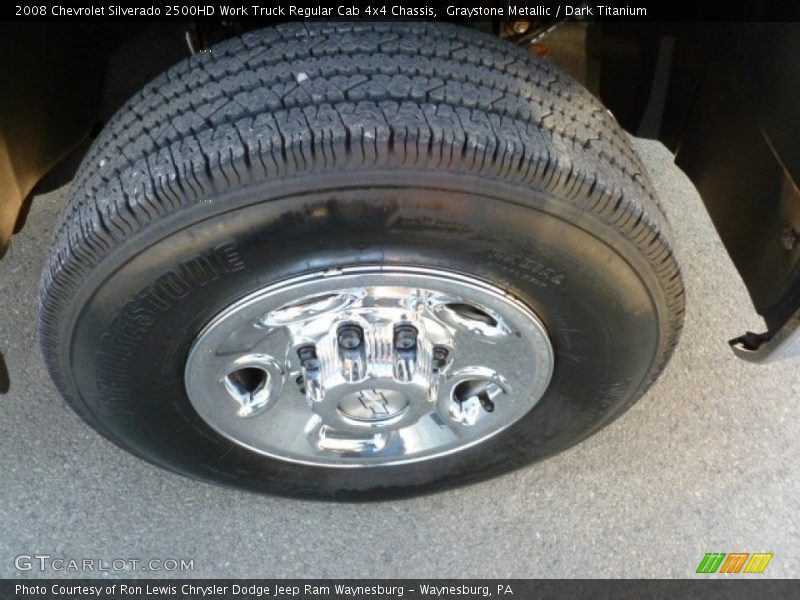 Graystone Metallic / Dark Titanium 2008 Chevrolet Silverado 2500HD Work Truck Regular Cab 4x4 Chassis