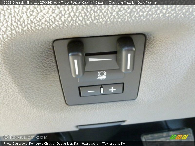 Graystone Metallic / Dark Titanium 2008 Chevrolet Silverado 2500HD Work Truck Regular Cab 4x4 Chassis