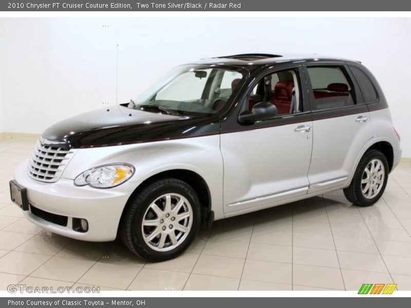 Two Tone Silver/Black / Radar Red 2010 Chrysler PT Cruiser Couture Edition