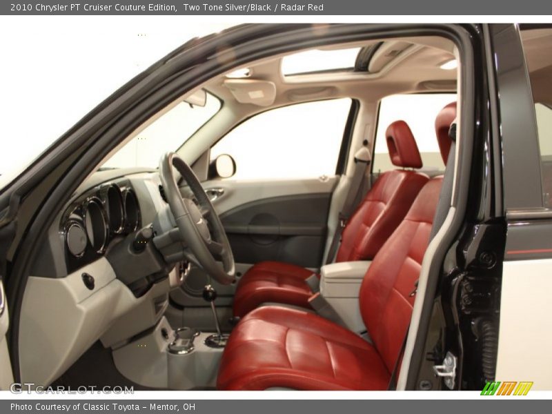 Two Tone Silver/Black / Radar Red 2010 Chrysler PT Cruiser Couture Edition