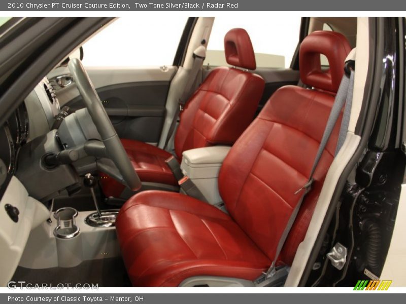 Two Tone Silver/Black / Radar Red 2010 Chrysler PT Cruiser Couture Edition
