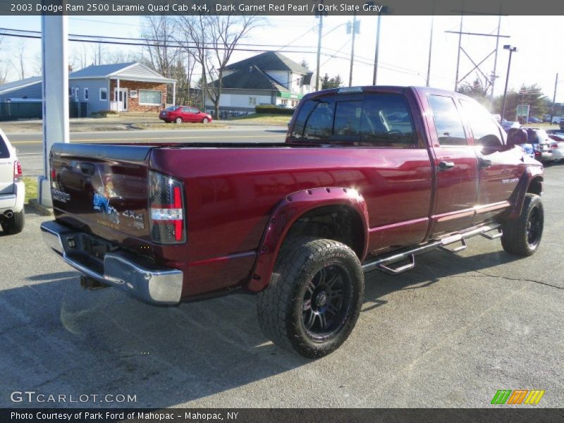 Dark Garnet Red Pearl / Dark Slate Gray 2003 Dodge Ram 2500 Laramie Quad Cab 4x4