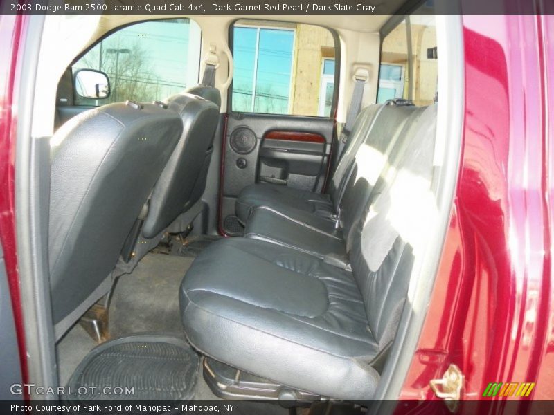 Dark Garnet Red Pearl / Dark Slate Gray 2003 Dodge Ram 2500 Laramie Quad Cab 4x4