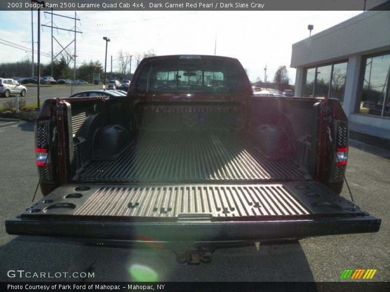 Dark Garnet Red Pearl / Dark Slate Gray 2003 Dodge Ram 2500 Laramie Quad Cab 4x4