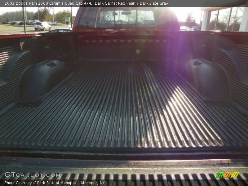 Dark Garnet Red Pearl / Dark Slate Gray 2003 Dodge Ram 2500 Laramie Quad Cab 4x4