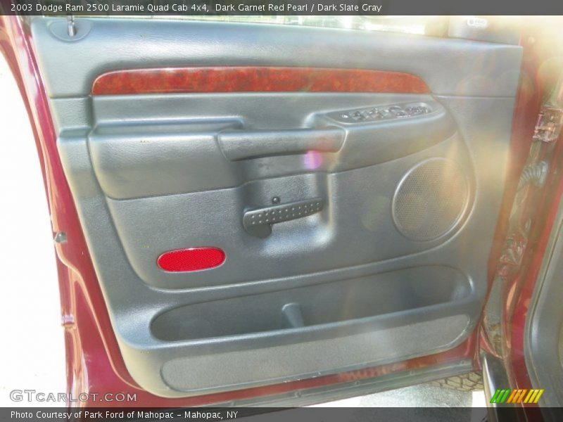 Dark Garnet Red Pearl / Dark Slate Gray 2003 Dodge Ram 2500 Laramie Quad Cab 4x4