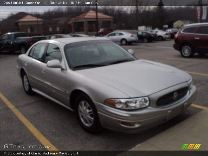 Platinum Metallic / Medium Gray 2004 Buick LeSabre Custom