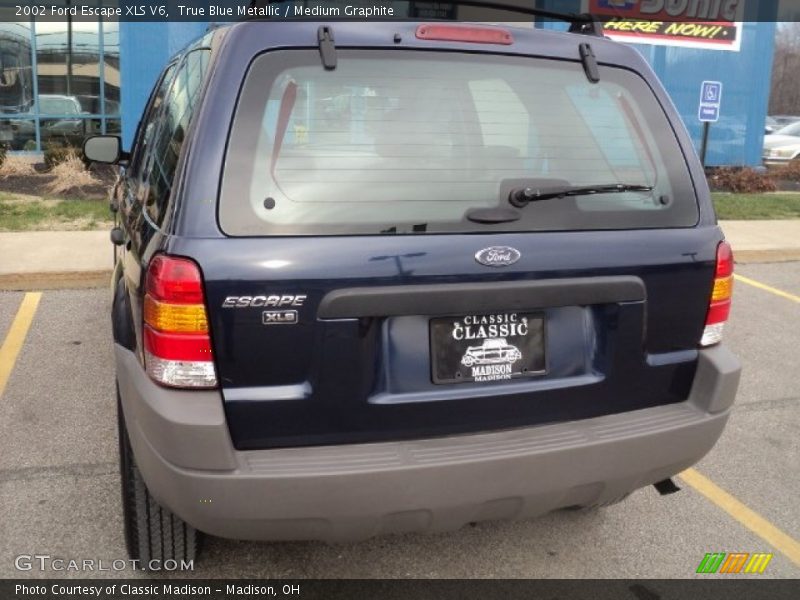 True Blue Metallic / Medium Graphite 2002 Ford Escape XLS V6
