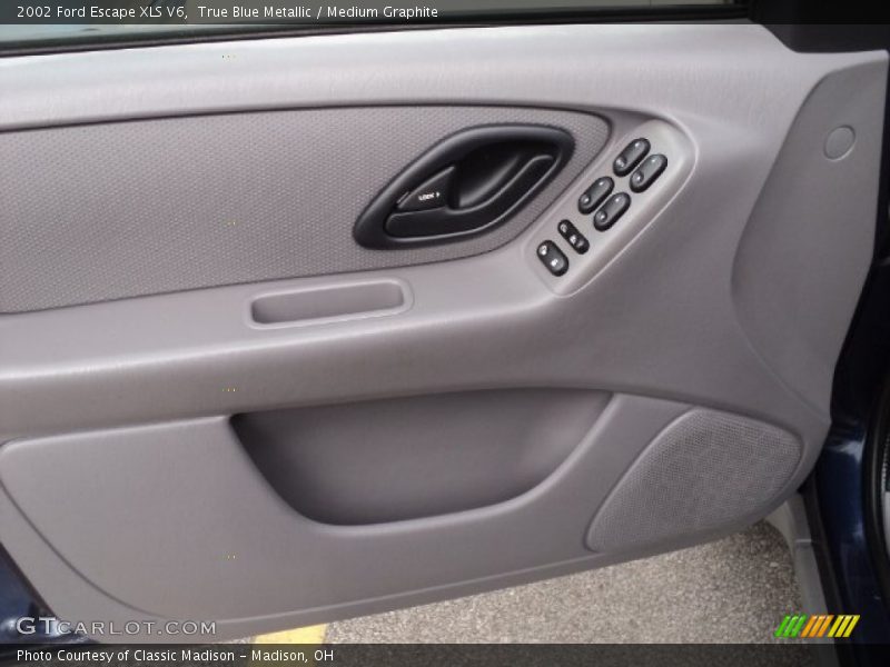 True Blue Metallic / Medium Graphite 2002 Ford Escape XLS V6