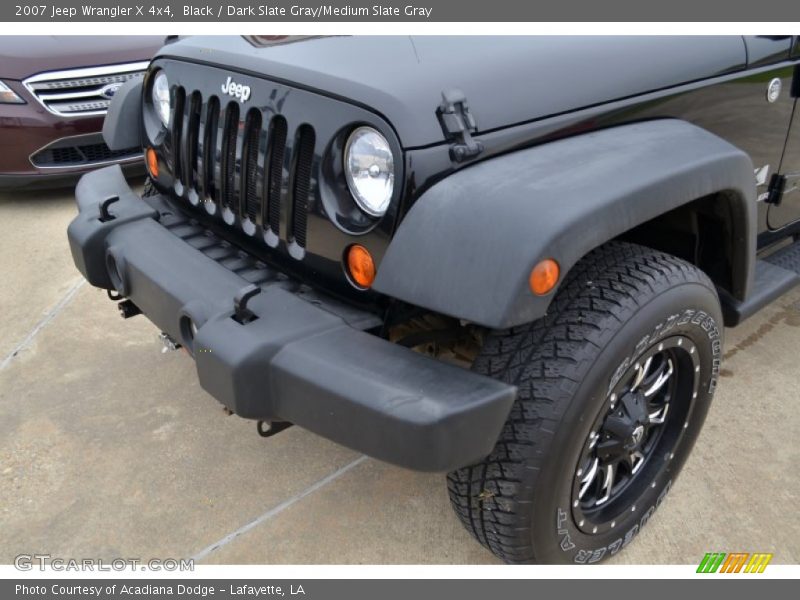 Black / Dark Slate Gray/Medium Slate Gray 2007 Jeep Wrangler X 4x4