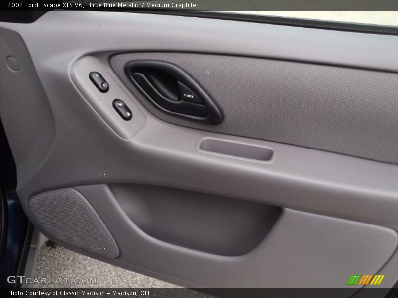 True Blue Metallic / Medium Graphite 2002 Ford Escape XLS V6