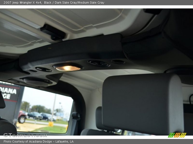 Black / Dark Slate Gray/Medium Slate Gray 2007 Jeep Wrangler X 4x4