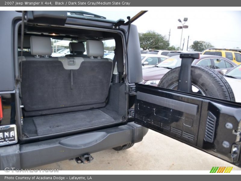Black / Dark Slate Gray/Medium Slate Gray 2007 Jeep Wrangler X 4x4