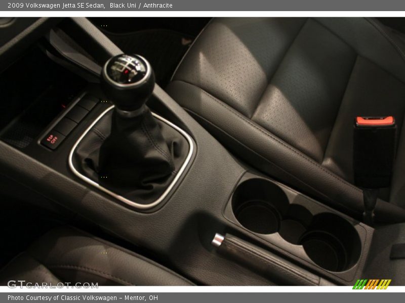 Black Uni / Anthracite 2009 Volkswagen Jetta SE Sedan