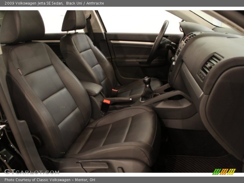 Black Uni / Anthracite 2009 Volkswagen Jetta SE Sedan