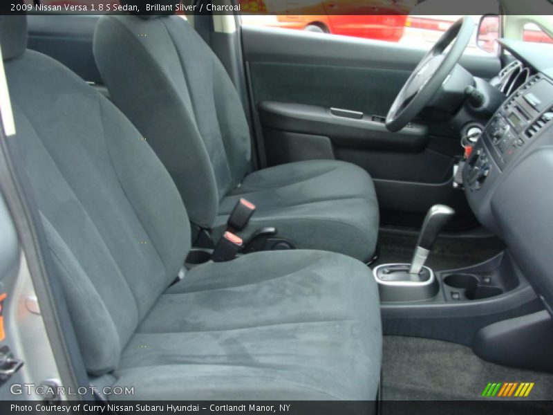 Brillant Silver / Charcoal 2009 Nissan Versa 1.8 S Sedan