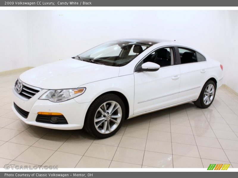 Candy White / Black 2009 Volkswagen CC Luxury