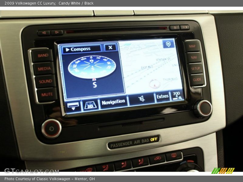 Candy White / Black 2009 Volkswagen CC Luxury
