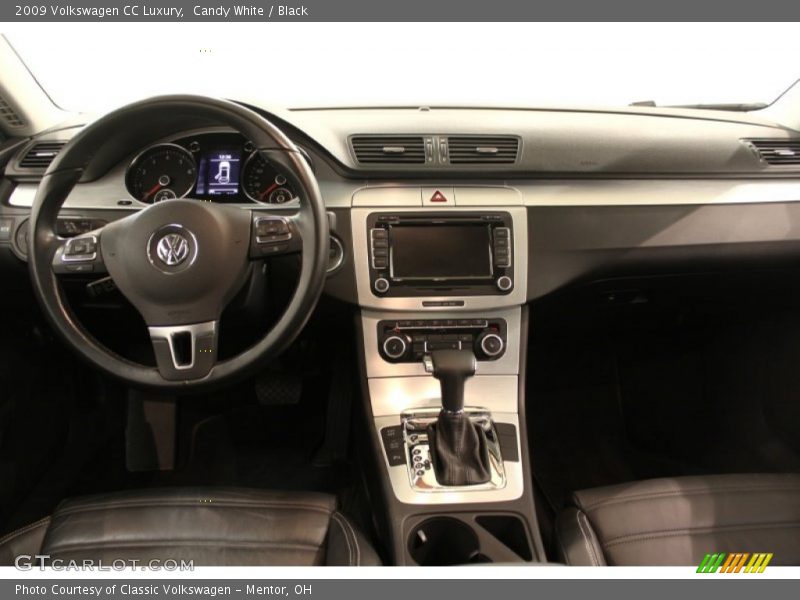 Candy White / Black 2009 Volkswagen CC Luxury