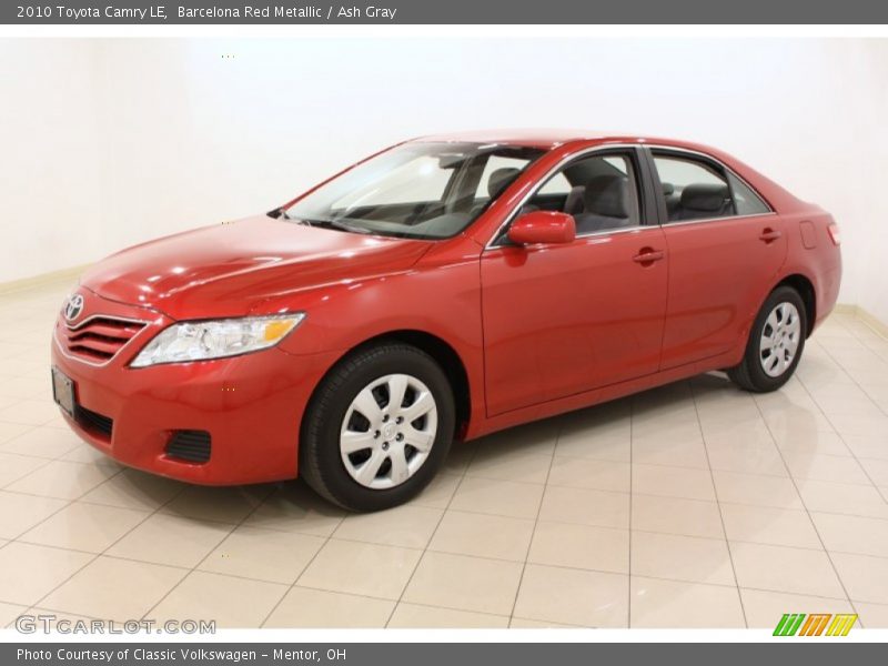 Barcelona Red Metallic / Ash Gray 2010 Toyota Camry LE