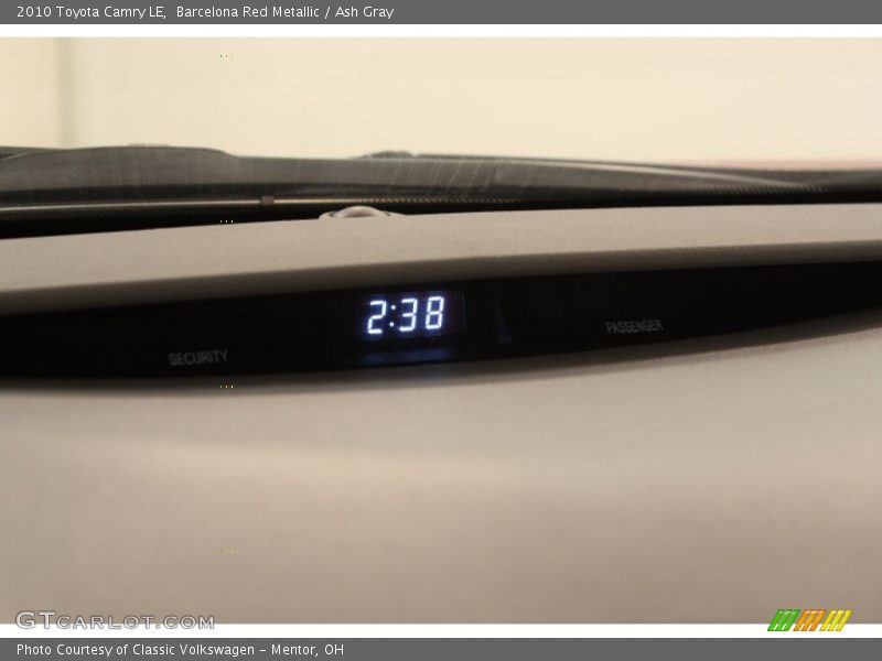 Barcelona Red Metallic / Ash Gray 2010 Toyota Camry LE