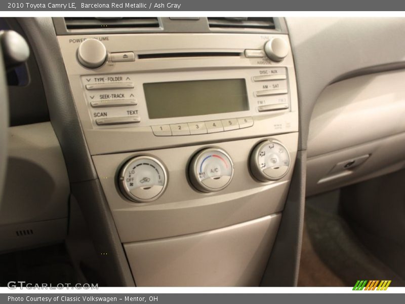 Barcelona Red Metallic / Ash Gray 2010 Toyota Camry LE