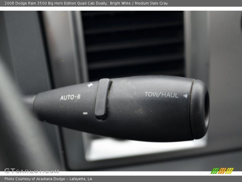 Bright White / Medium Slate Gray 2008 Dodge Ram 3500 Big Horn Edition Quad Cab Dually