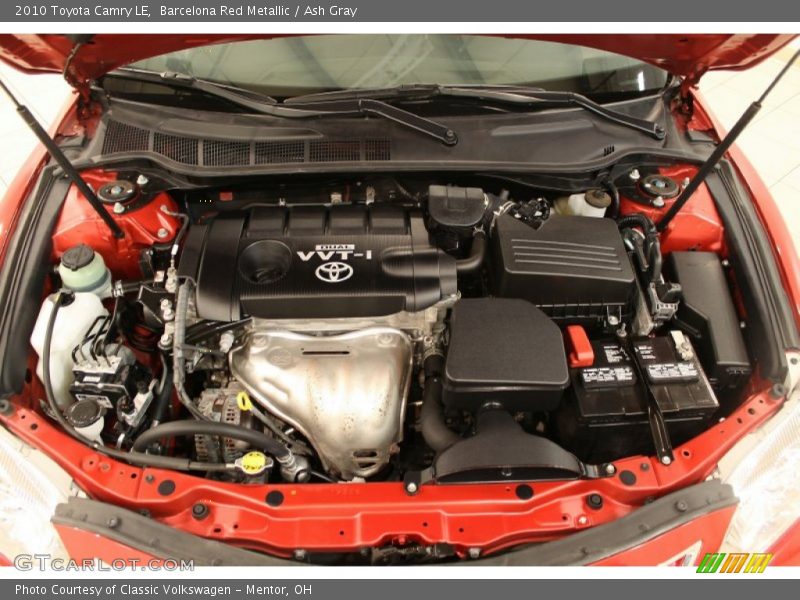 Barcelona Red Metallic / Ash Gray 2010 Toyota Camry LE