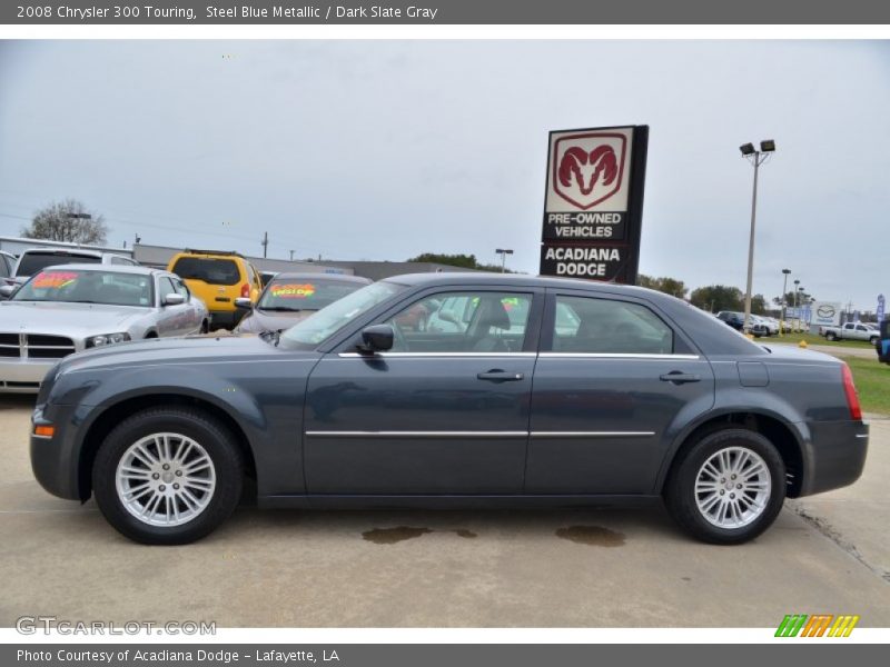 Steel Blue Metallic / Dark Slate Gray 2008 Chrysler 300 Touring