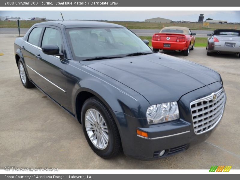 Steel Blue Metallic / Dark Slate Gray 2008 Chrysler 300 Touring