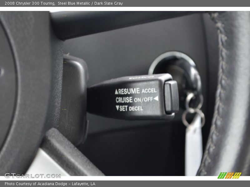 Steel Blue Metallic / Dark Slate Gray 2008 Chrysler 300 Touring