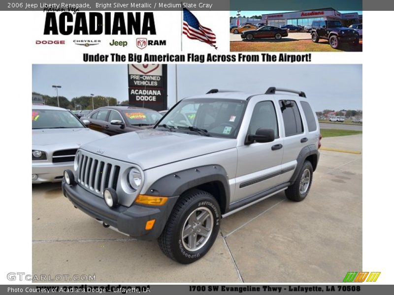 Bright Silver Metallic / Medium Slate Gray 2006 Jeep Liberty Renegade
