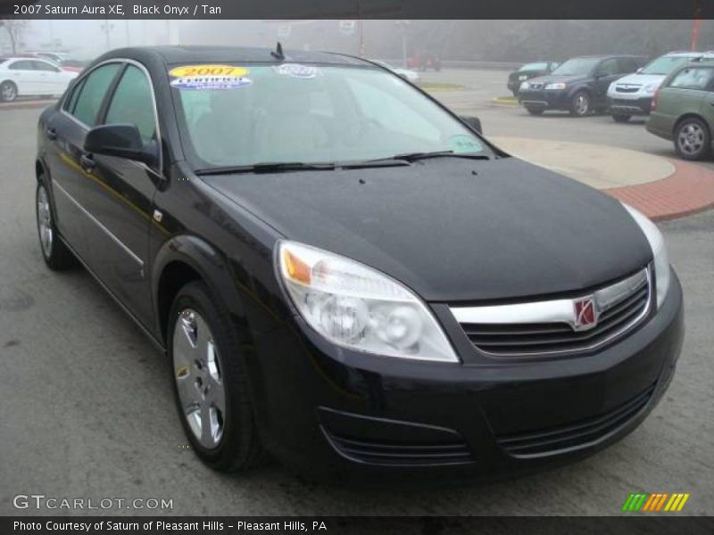 Black Onyx / Tan 2007 Saturn Aura XE