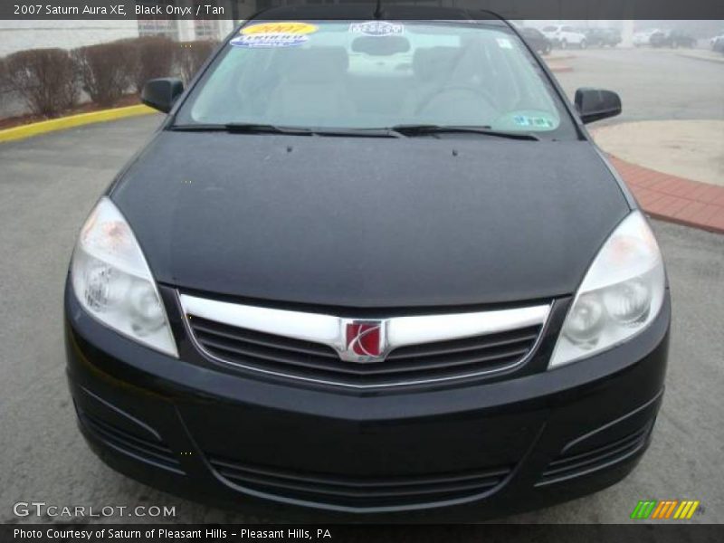 Black Onyx / Tan 2007 Saturn Aura XE