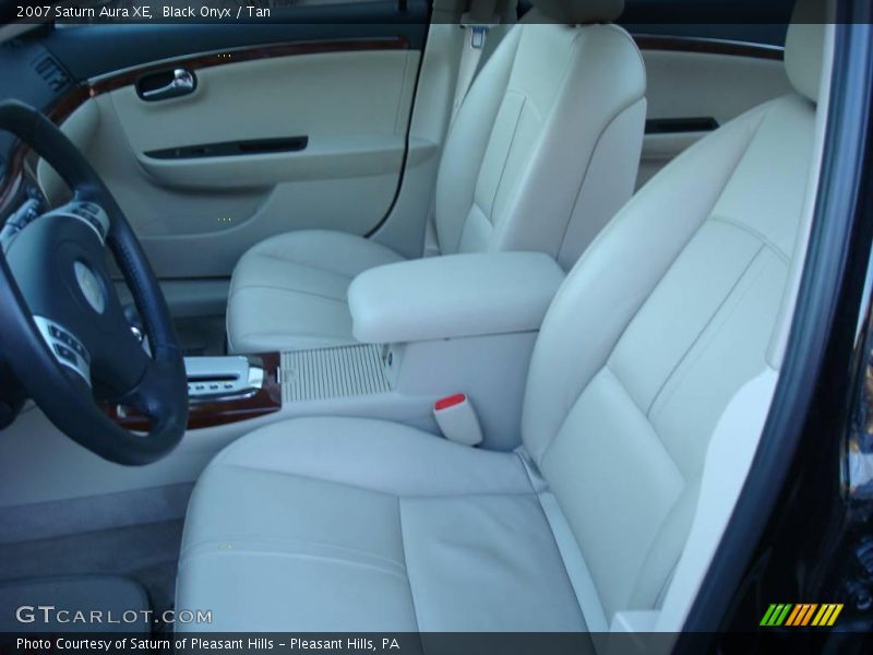 Black Onyx / Tan 2007 Saturn Aura XE