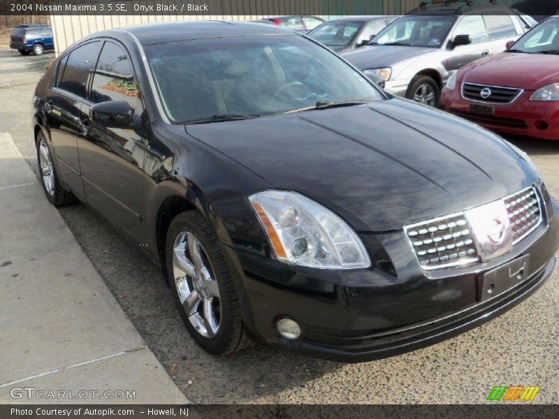 Onyx Black / Black 2004 Nissan Maxima 3.5 SE