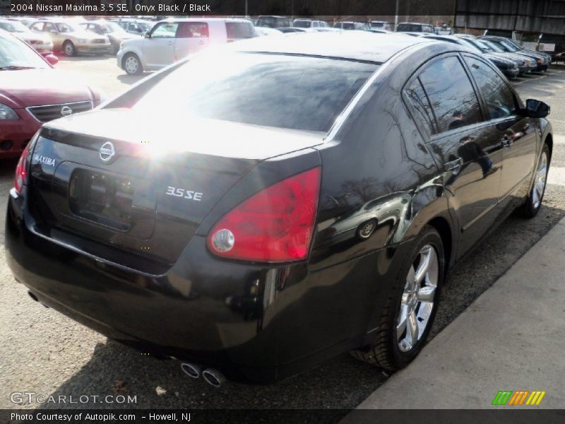Onyx Black / Black 2004 Nissan Maxima 3.5 SE
