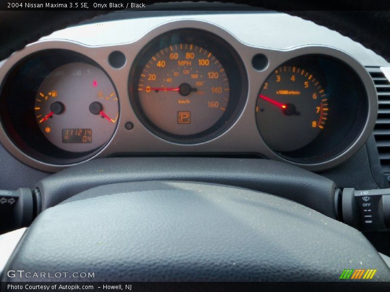 Onyx Black / Black 2004 Nissan Maxima 3.5 SE