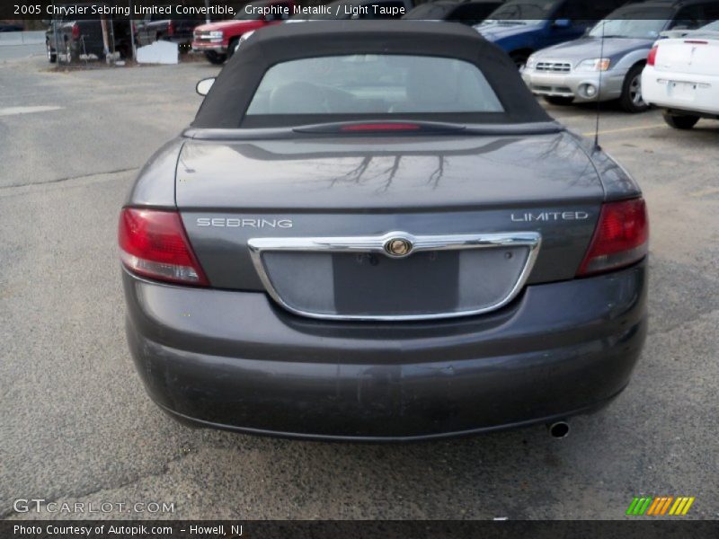 Graphite Metallic / Light Taupe 2005 Chrysler Sebring Limited Convertible