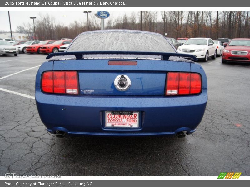 Vista Blue Metallic / Dark Charcoal 2009 Ford Mustang GT Coupe